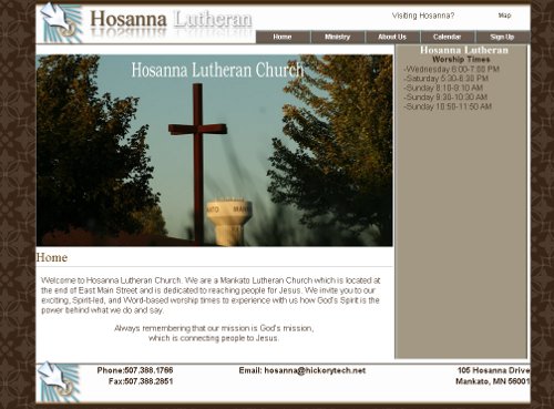 Hosanna Church Website